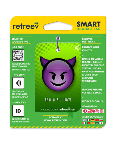 retreev SMART Tag - Emoji Devil